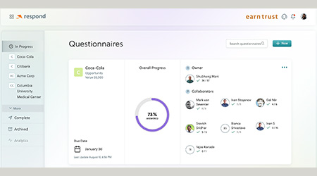 Screenshot of collaboration features in Respond